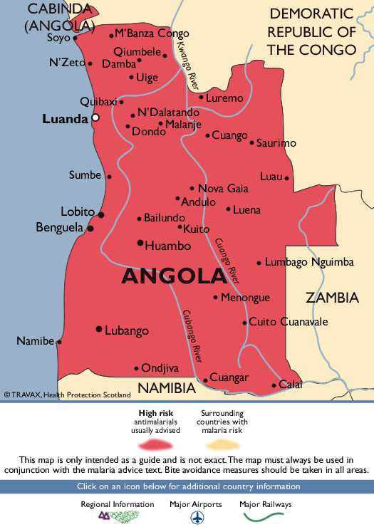 angola malaria i szczepienia 